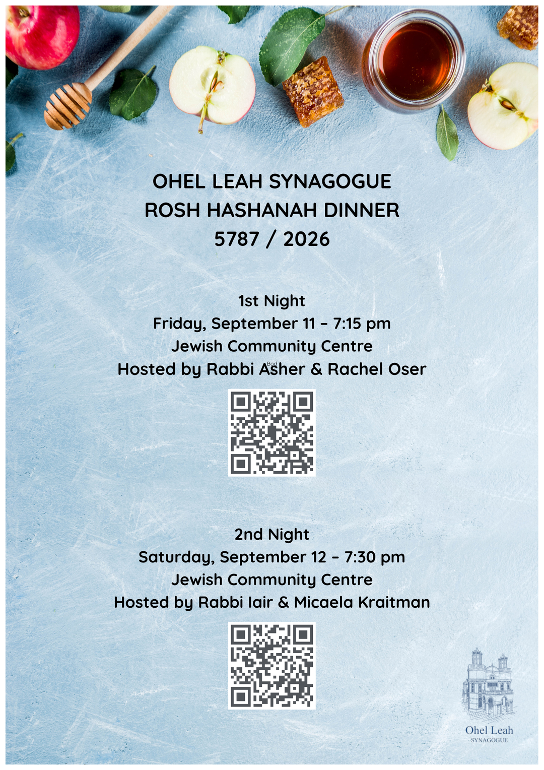 Rosh Hashanah Dinner 5787 - First Night